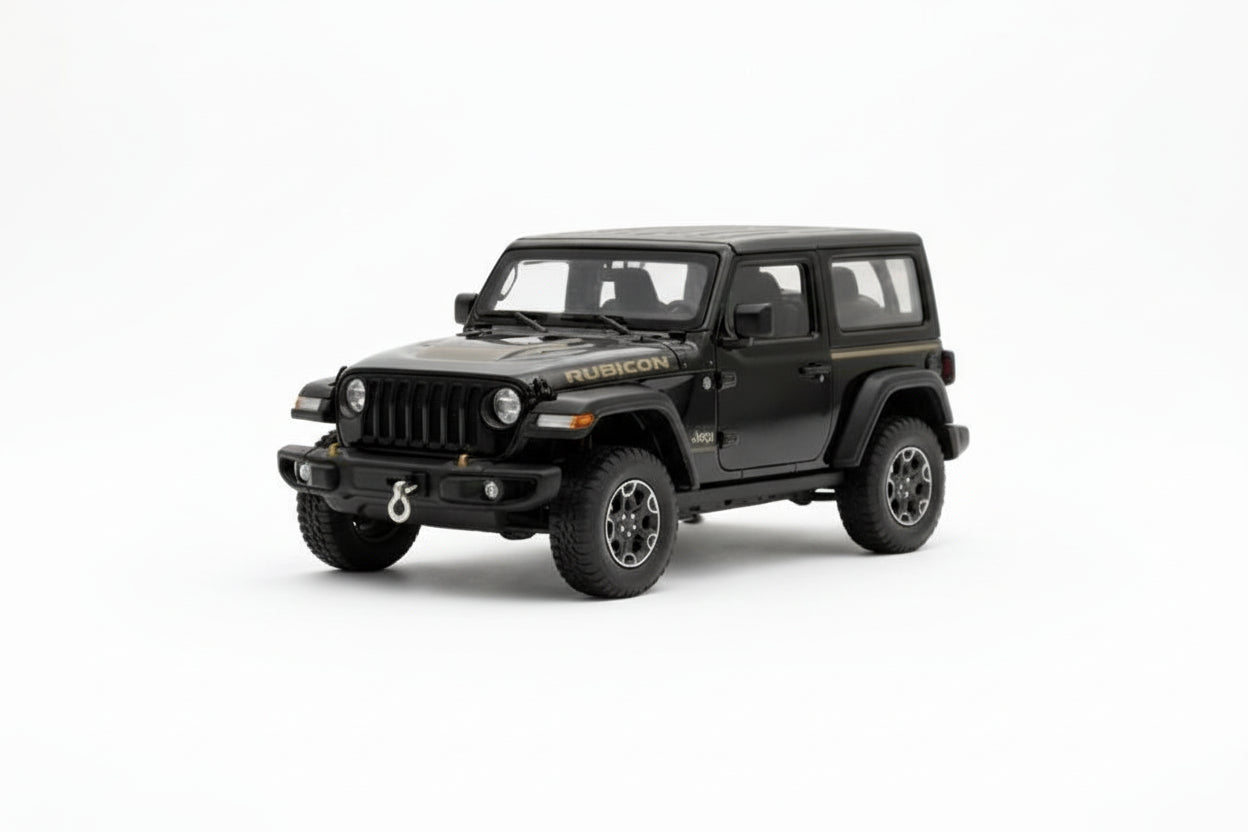 Jeep Rubicon 4x4 Miniature – Metal Die-cast 1:24